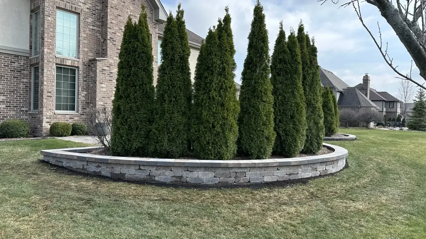Retaining Walls project in the southwest suburbs by Rodak Landscaping