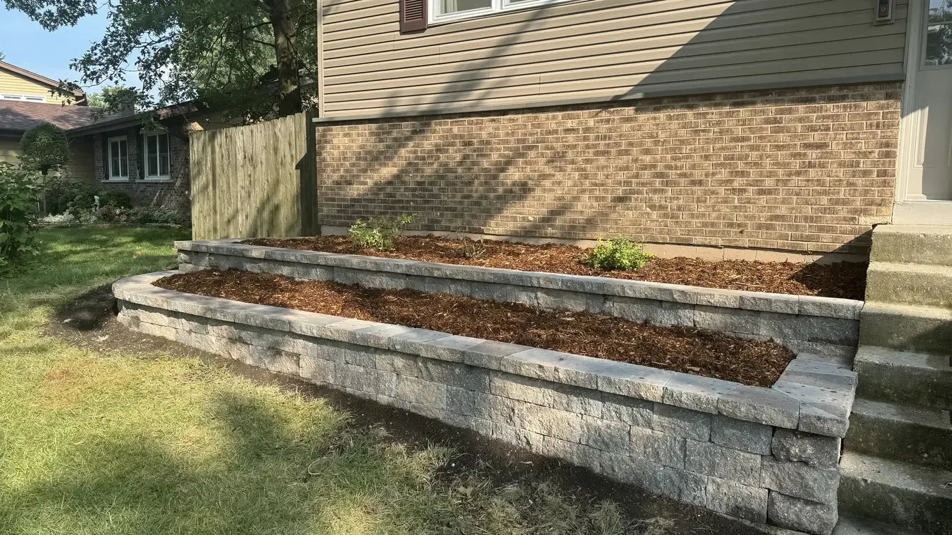 Retaining Walls project in Frankfort by Rodak Landscaping