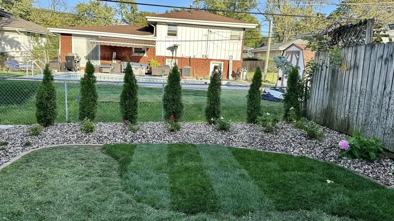 Sod Installation & Grading project in Lemont by Rodak Landscaping