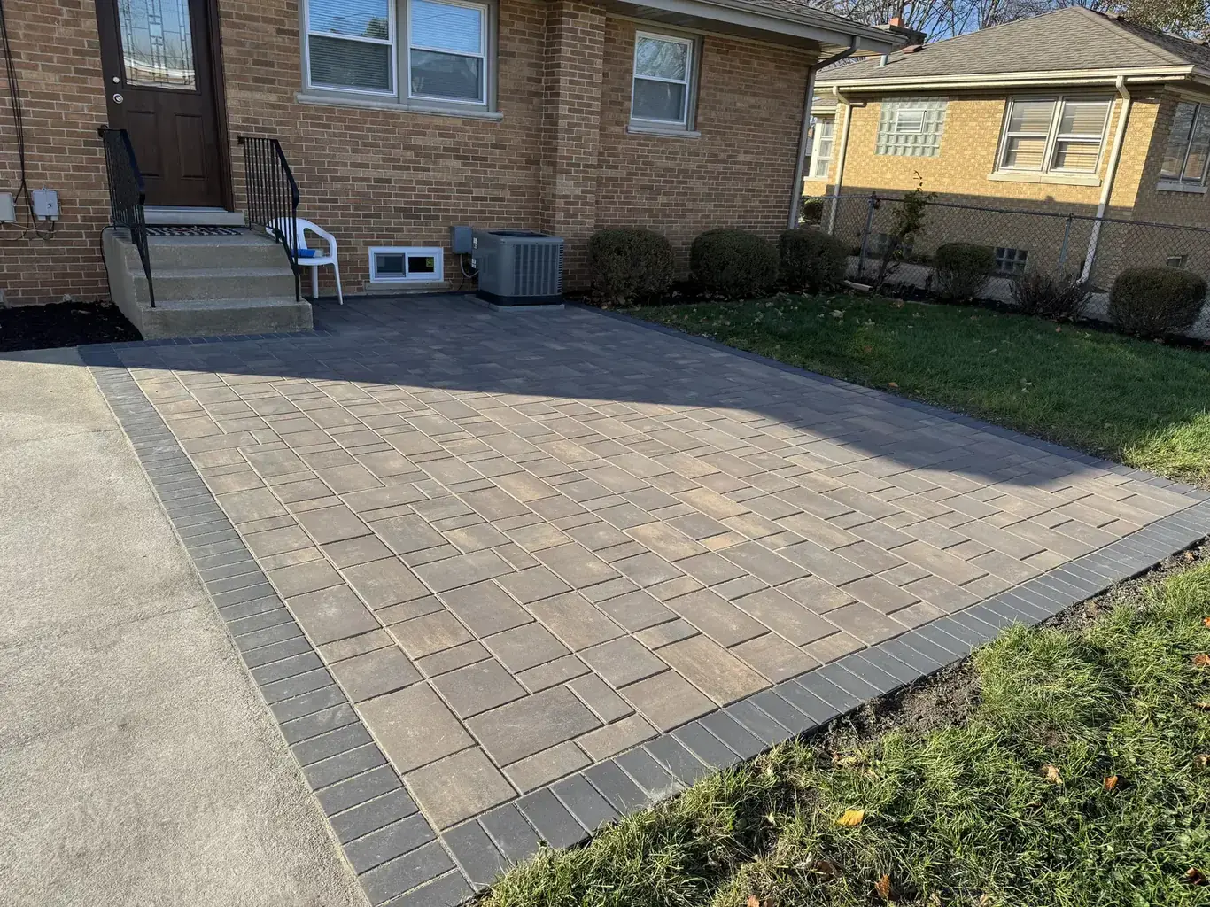 After: Lemont Backyard Paver Patio Installation by Rodak Landscaping