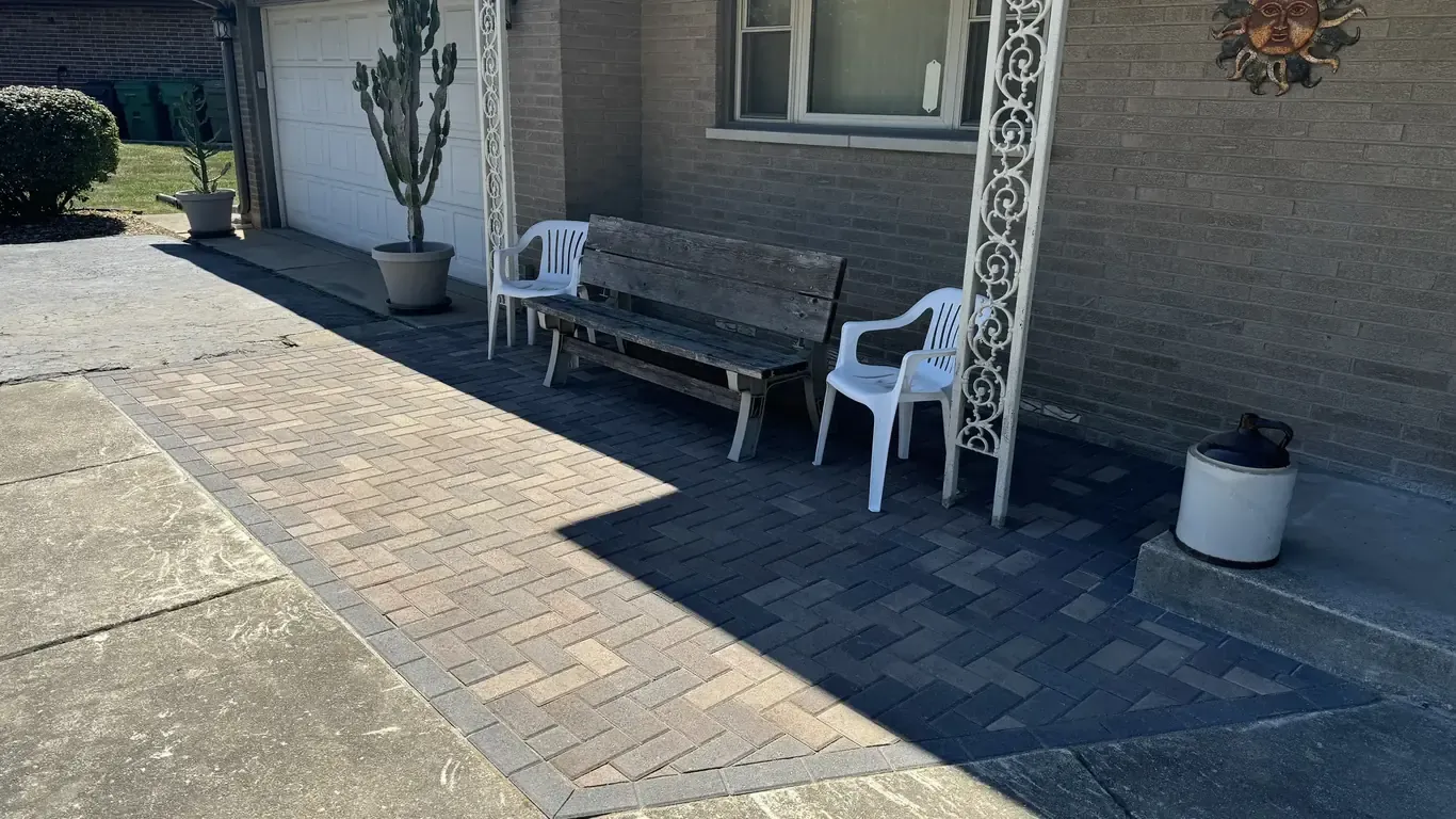 Paver Patios project in Oak Forest by Rodak Landscaping
