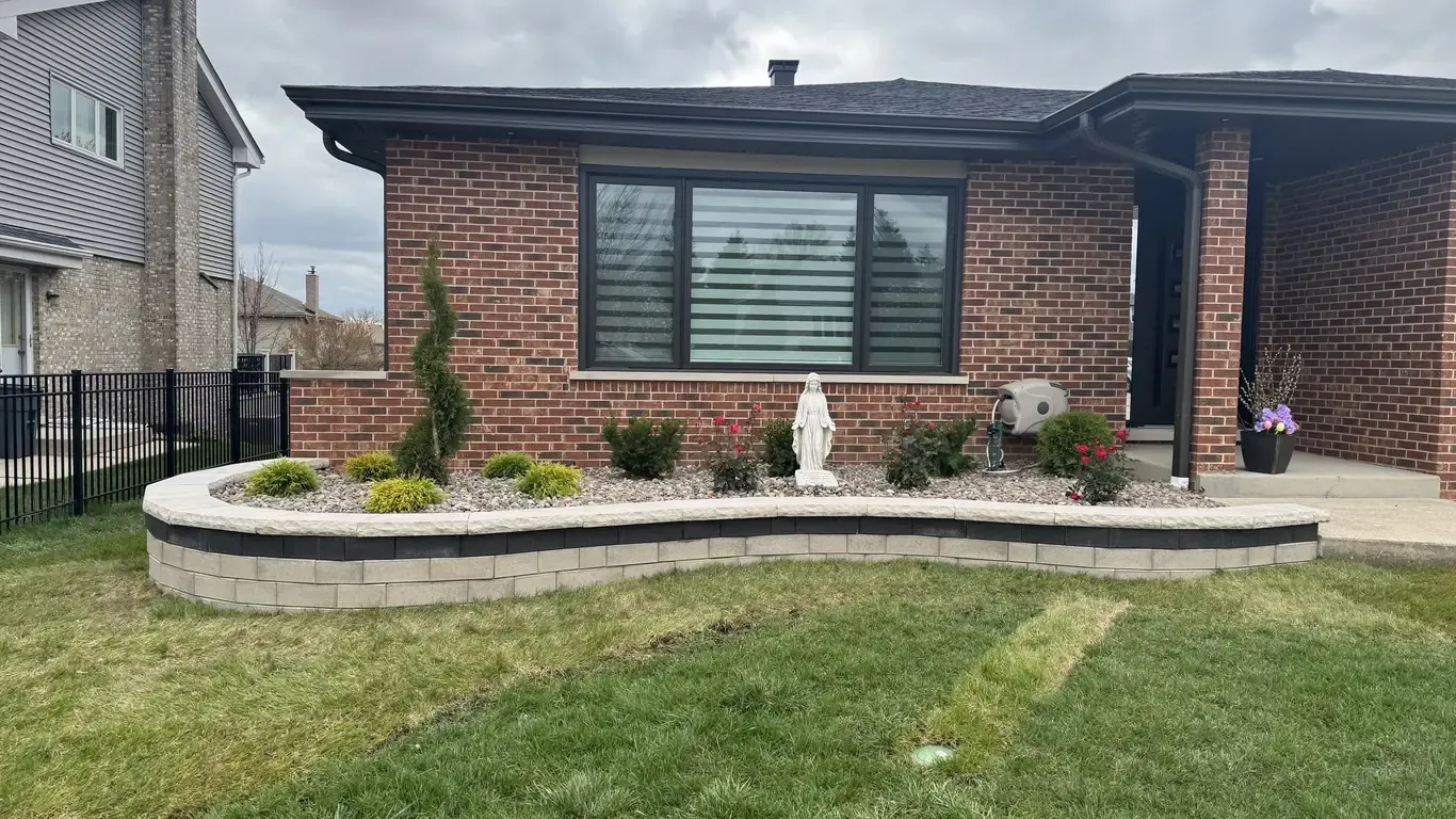 Retaining Walls project in Orland Park by Rodak Landscaping