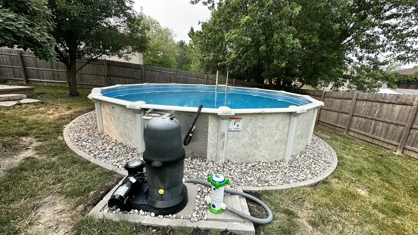 Pool Patios & Surrounds project in the southwest suburbs by Rodak Landscaping