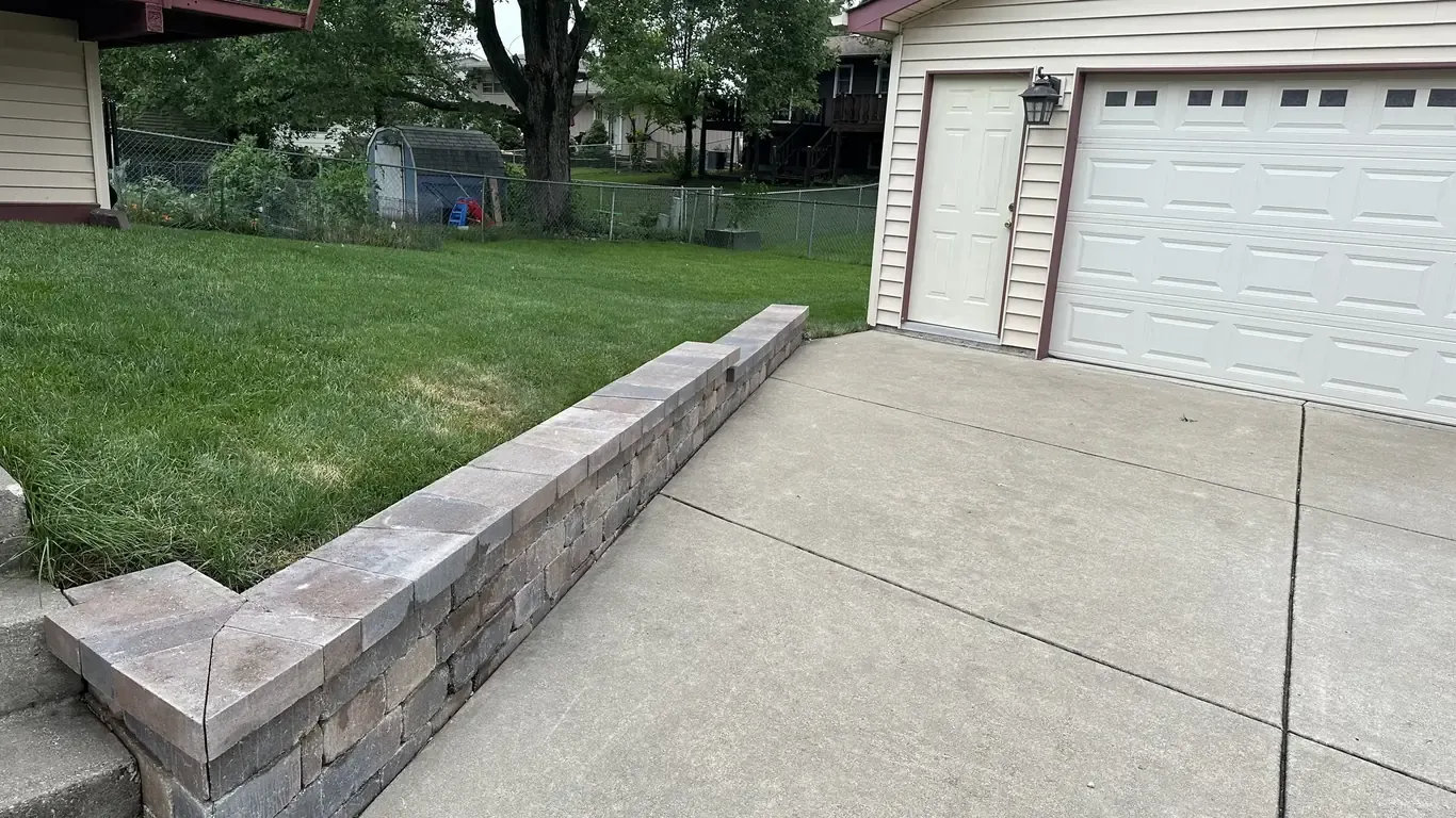 Retaining Walls project in Tinley Park by Rodak Landscaping