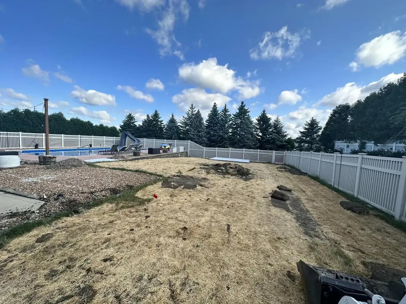 Homer Glen Full Backyard Sod Installation (2024), sod installation & grading in Homer Glen by Rodak Landscaping