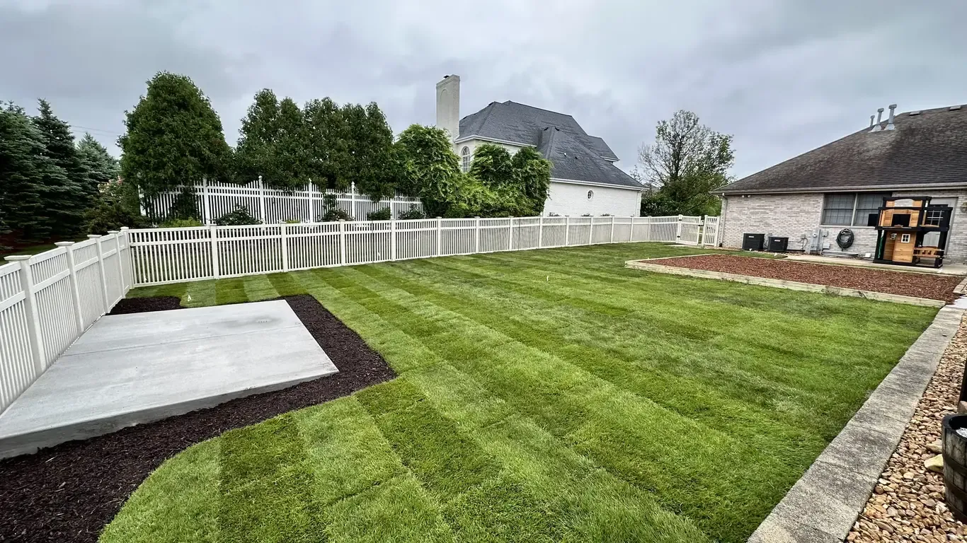Sod Installation & Grading project in Homer Glen by Rodak Landscaping